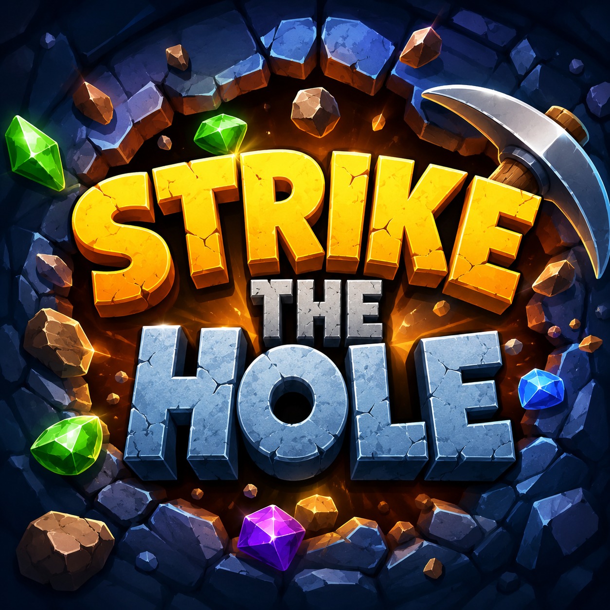 Strike the hole